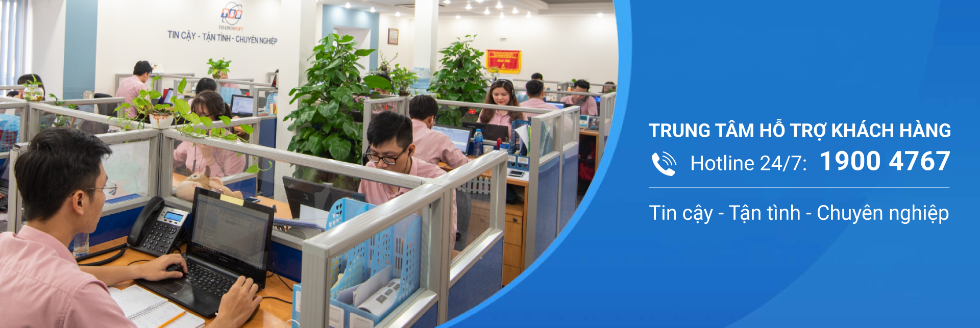 Đội ngũ tư vấn, hỗ trợ tận tình, chuyên nghiệp